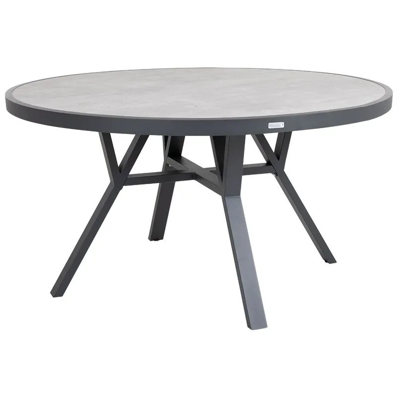 Samvaro Esstisch 140 cm Anthrazit / Grau von Brafab – Produktfoto