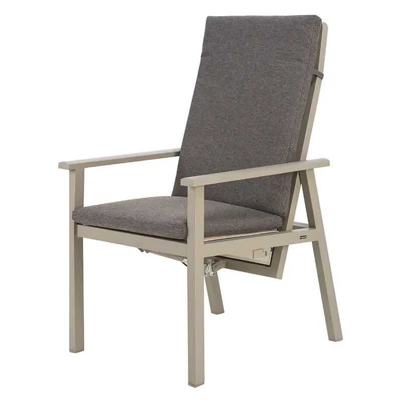 Samvaro positionsstuhl mit hohem rücken Khaki / Soft Dawn von Brafab – Produktfoto