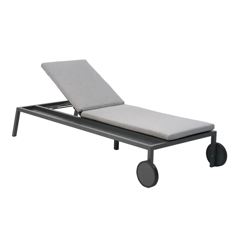 Samvaro sonnenliege anthrazit Pearl Grey von Brafab – Produktfoto