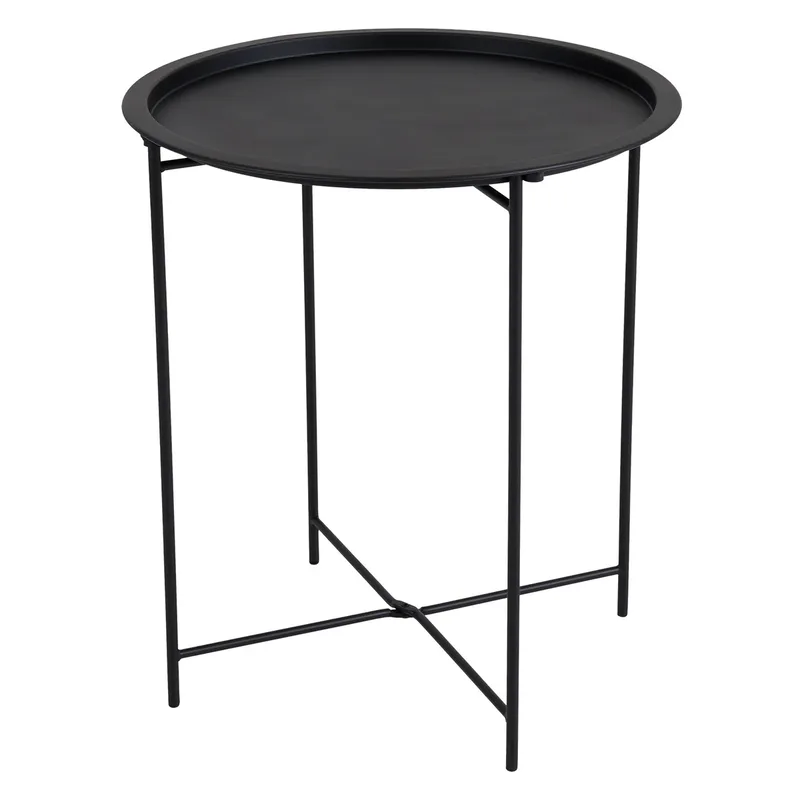 Sangro Tablett Tisch 46 cm schwarz de Brafab – photo du produit