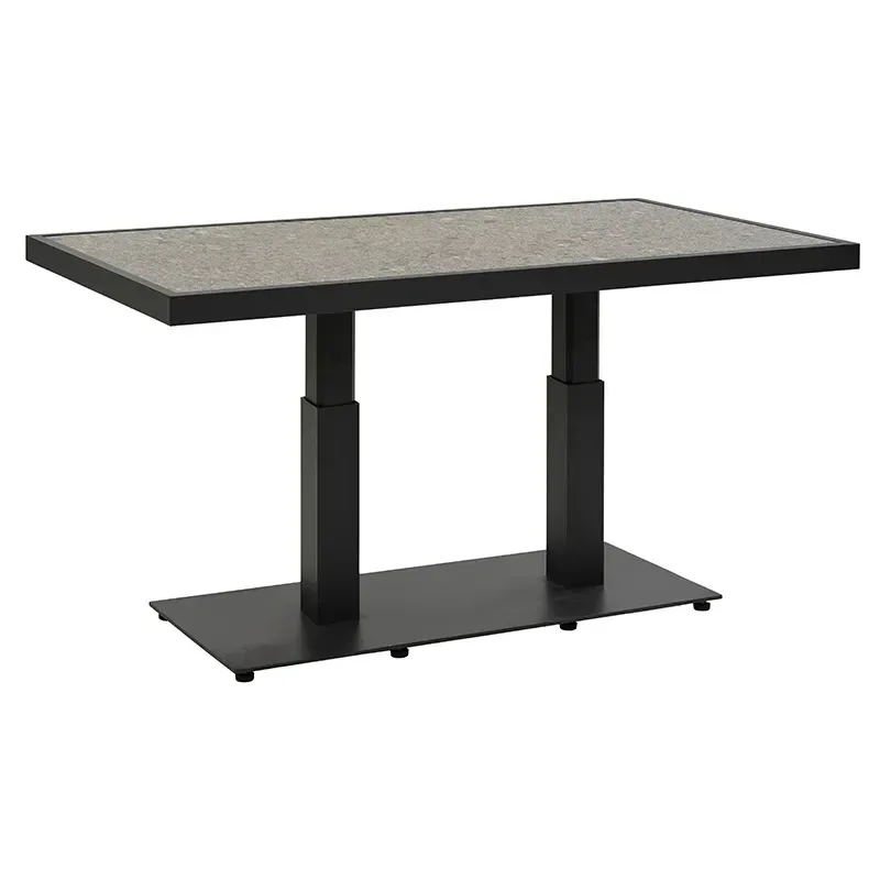 Scale Couchtisch 85x140 cm - Schwarz/Grau Keramik von Brafab – Produktfoto