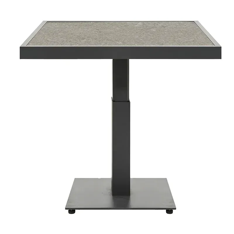 Scale couchtisch 85x85 cm anthrazit / Dark Brownish Ceramic by Brafab – product photo