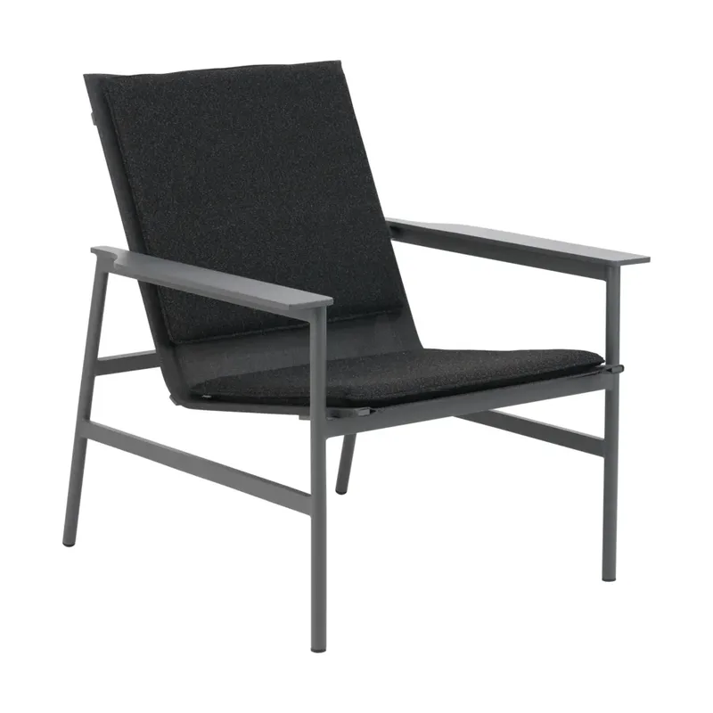 Soro Lounge­sessel Antracit-teddy black de Brafab – photo du produit