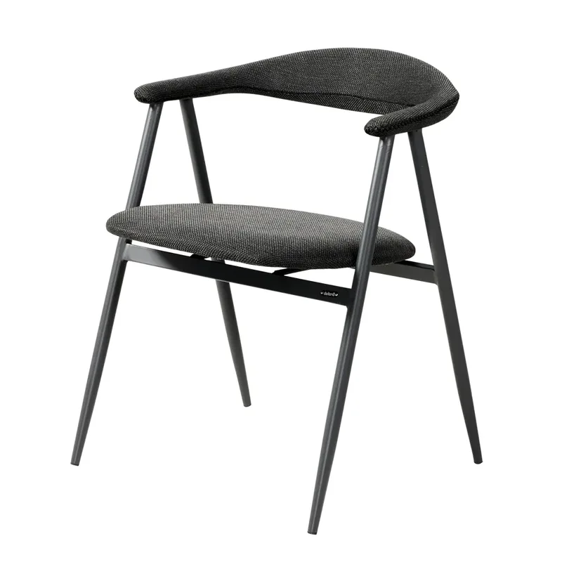 Stuhl mit Armlehne Black Barley/Anthracite de Brafab – photo du produit