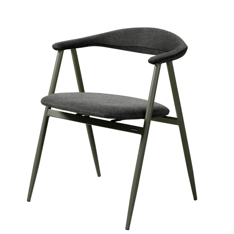Stuhl mit Armlehne Black Barley/Nordic Green von Brafab – Produktfoto