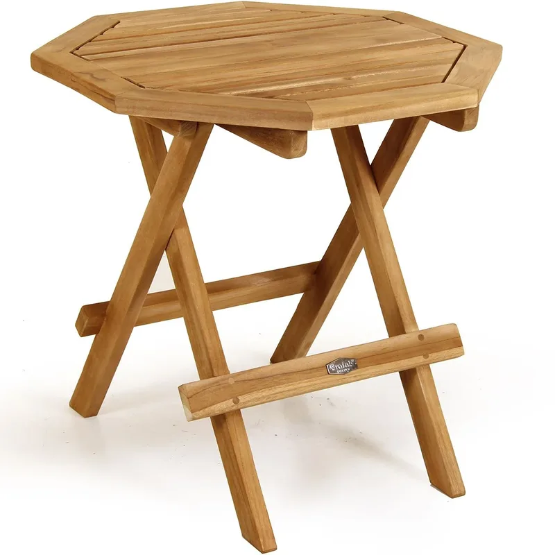 Syros Beistelltisch Teak 50 cm von Brafab – Produktfoto