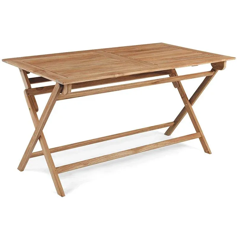 Turin Esstisch 80x140 cm Teak natur von Brafab – Produktfoto