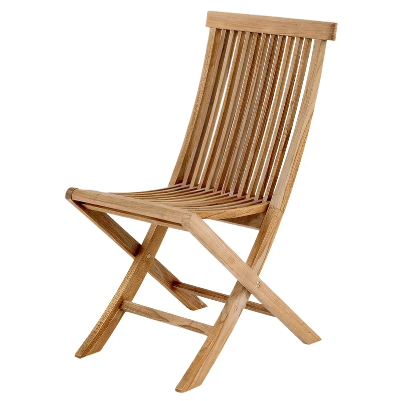 Turin Esszimmerstuhl Natur Teak von Brafab – Produktfoto
