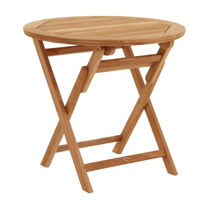 TURIN Tisch Ø80 H74 cm - Teak von Brafab – Produktfoto