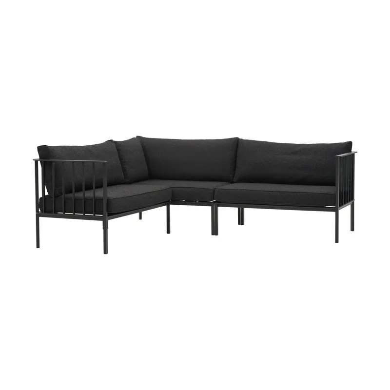 Upper Ecksofa Schwarz-teddy black van Brafab – productfoto
