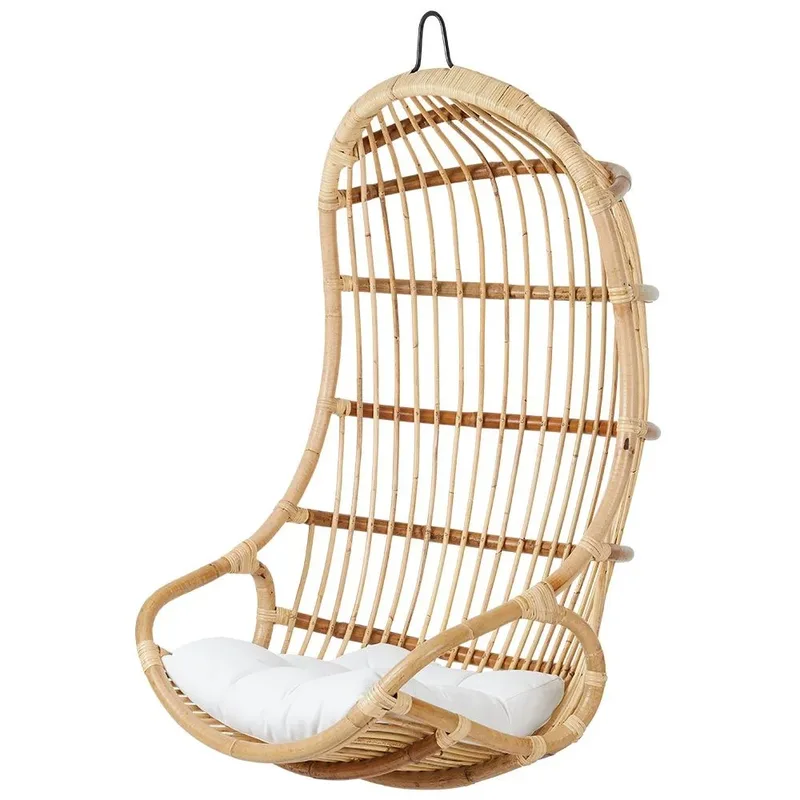 Vallda Hänger aus Rattan natur/weiß von Brafab – Produktfoto
