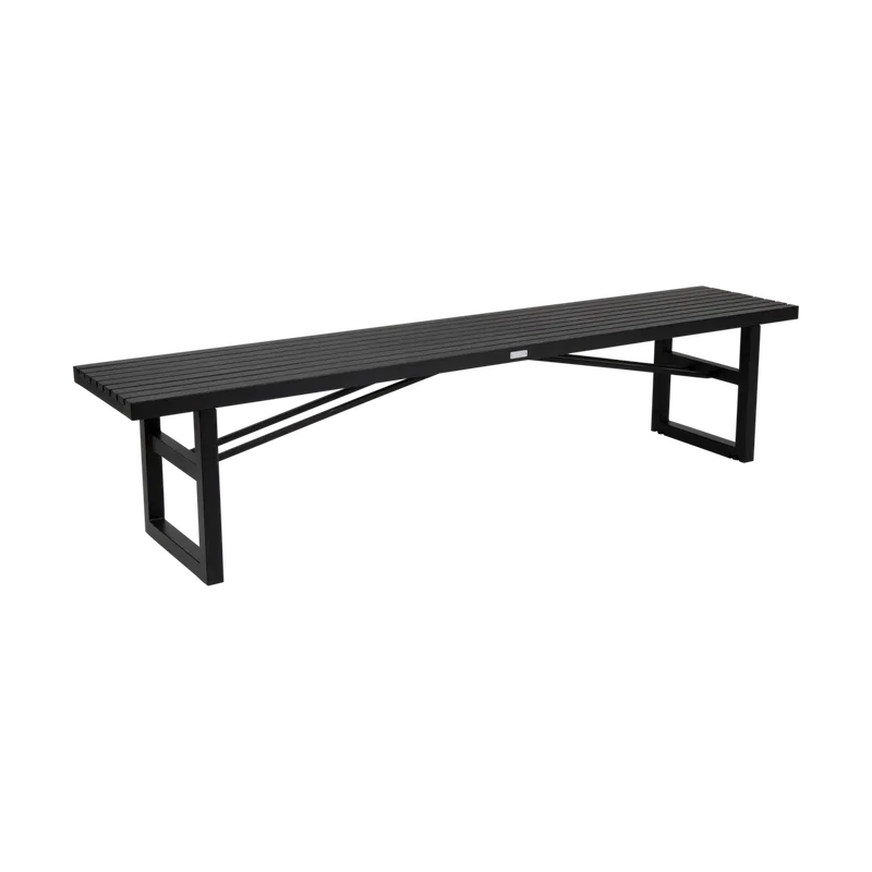 Vevi Bank Schwarz 200 cm von Brafab – Produktfoto