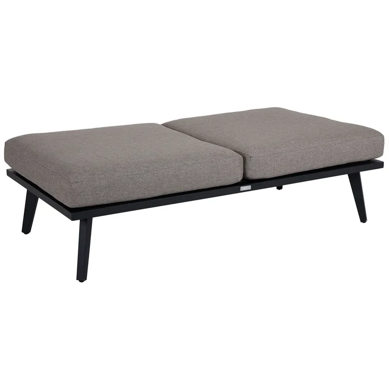 Villac 2-Sitzer Modul schwarz/beige von Brafab – Produktfoto
