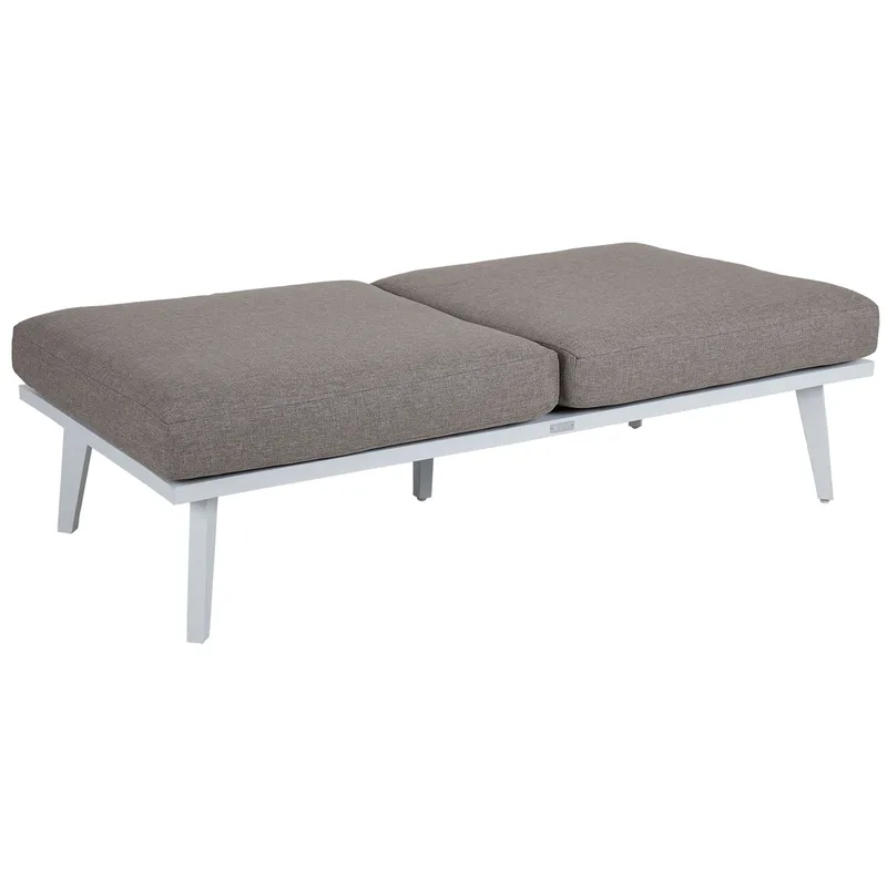 Villac 2-Sitzer-Modul weiß/beige de Brafab – photo du produit