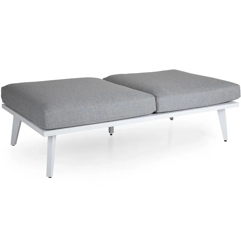 Villac 2-Sitzer-Modul weiß/grau by Brafab – product photo