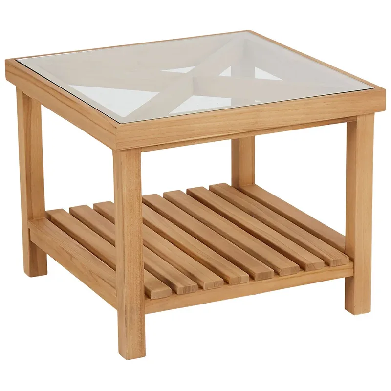 Warm Couchtisch Teakholz natur von Brafab – Produktfoto