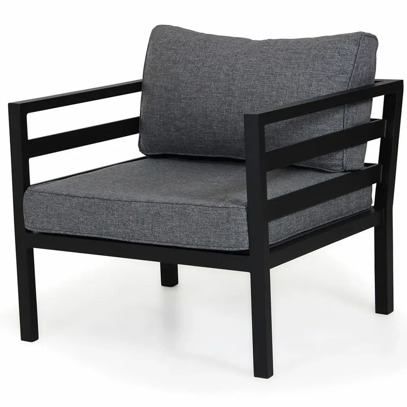 Weldon Sessel schwarz/grau by Brafab – product photo