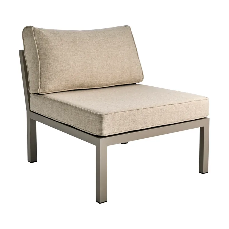 Weldon Sofamodul Khaki-sand, Mittelteil de Brafab – photo du produit