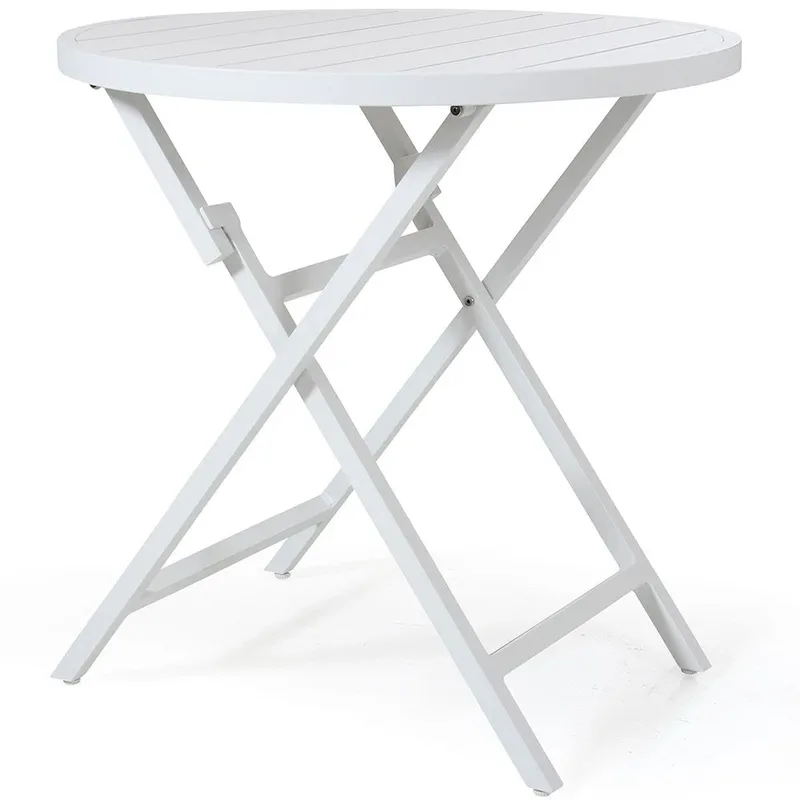 Wilkie Klapptisch 72 cm weiß von Brafab – Produktfoto