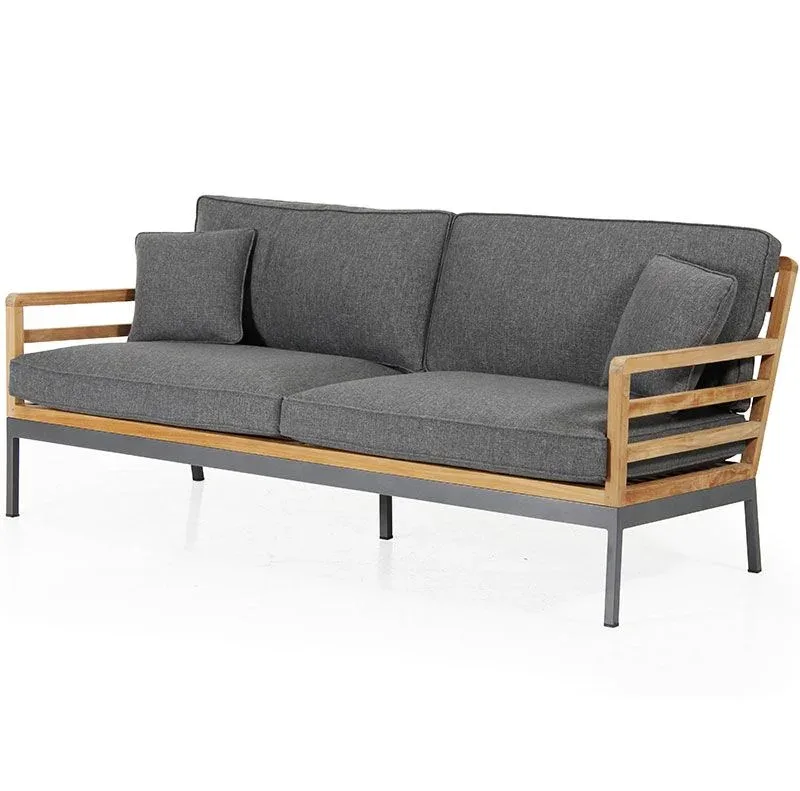 Zalongo 3-Sitzer Sofa Teakholz von Brafab – Produktfoto