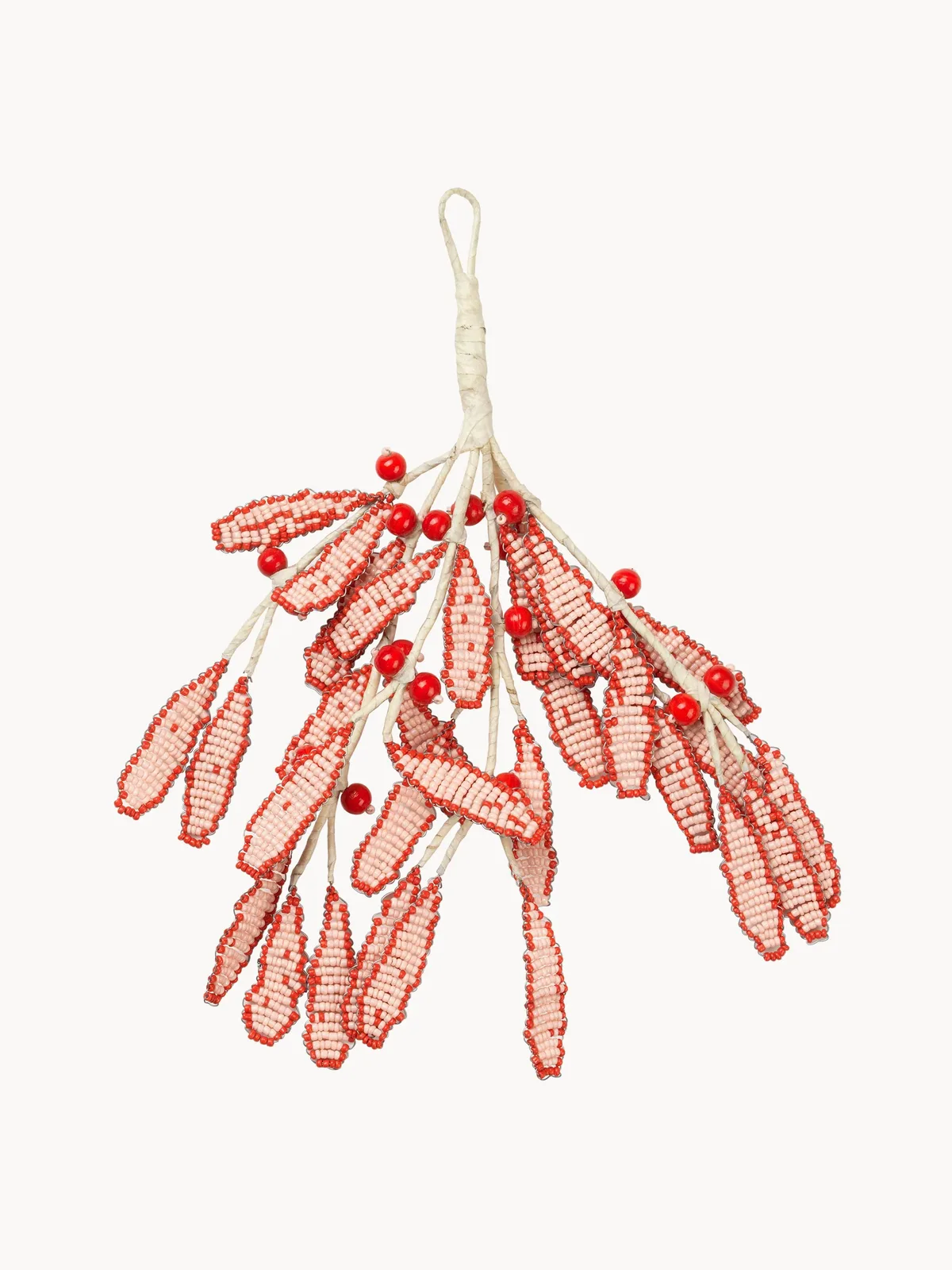 Handgemaakte boomhangers Mistletoe från Broste Copenhagen – produktbild