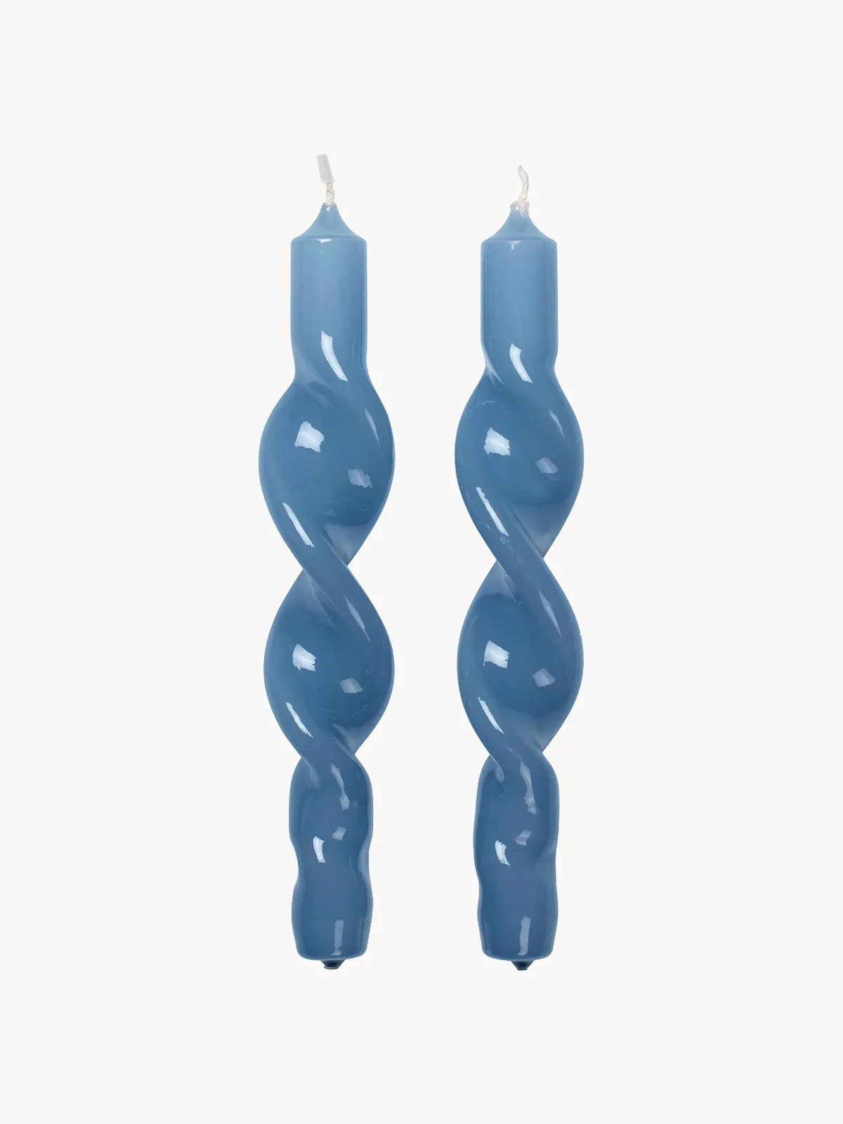 Handgemaakte dinerkaarsen Twist, 2-delig van Broste Copenhagen – productfoto