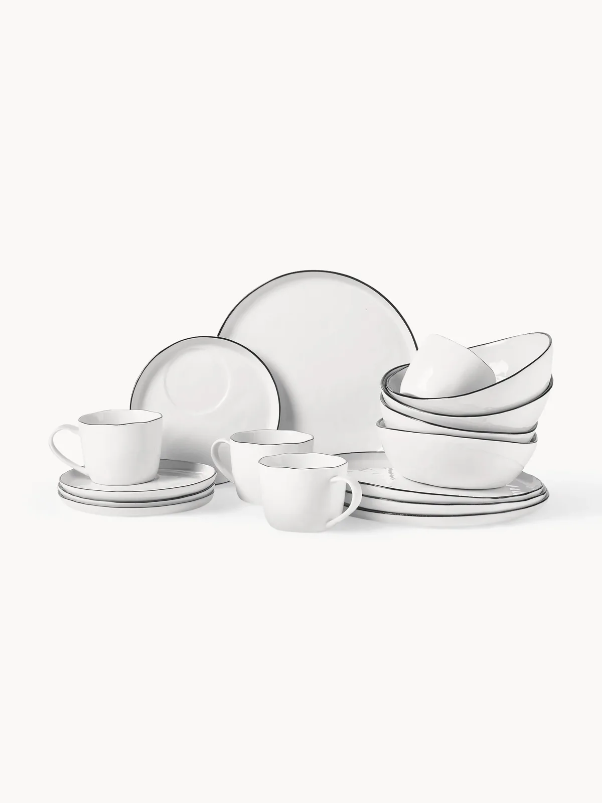 Nordic Salt Frühstücksset 16 Teile von Broste Copenhagen – Produktfoto