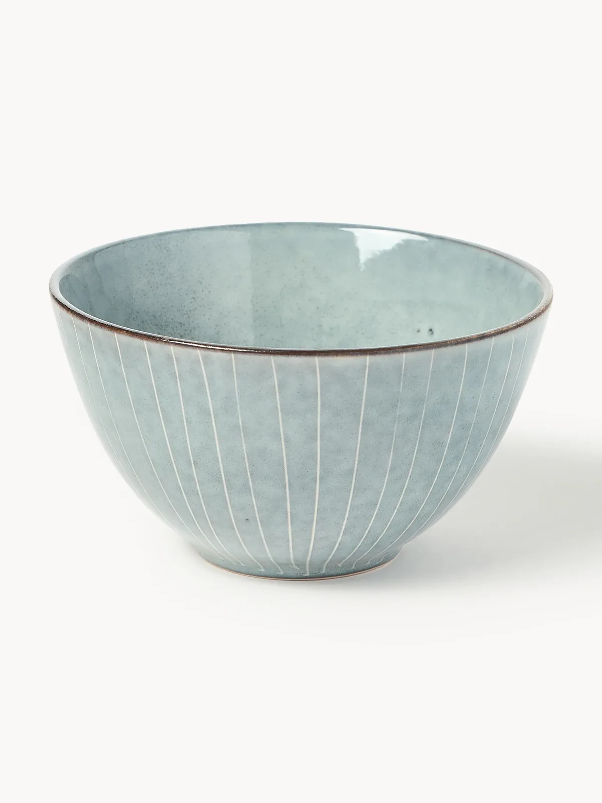 Handgemaakte schalen Nordic Sea, 4 stuks van Broste Copenhagen – productfoto