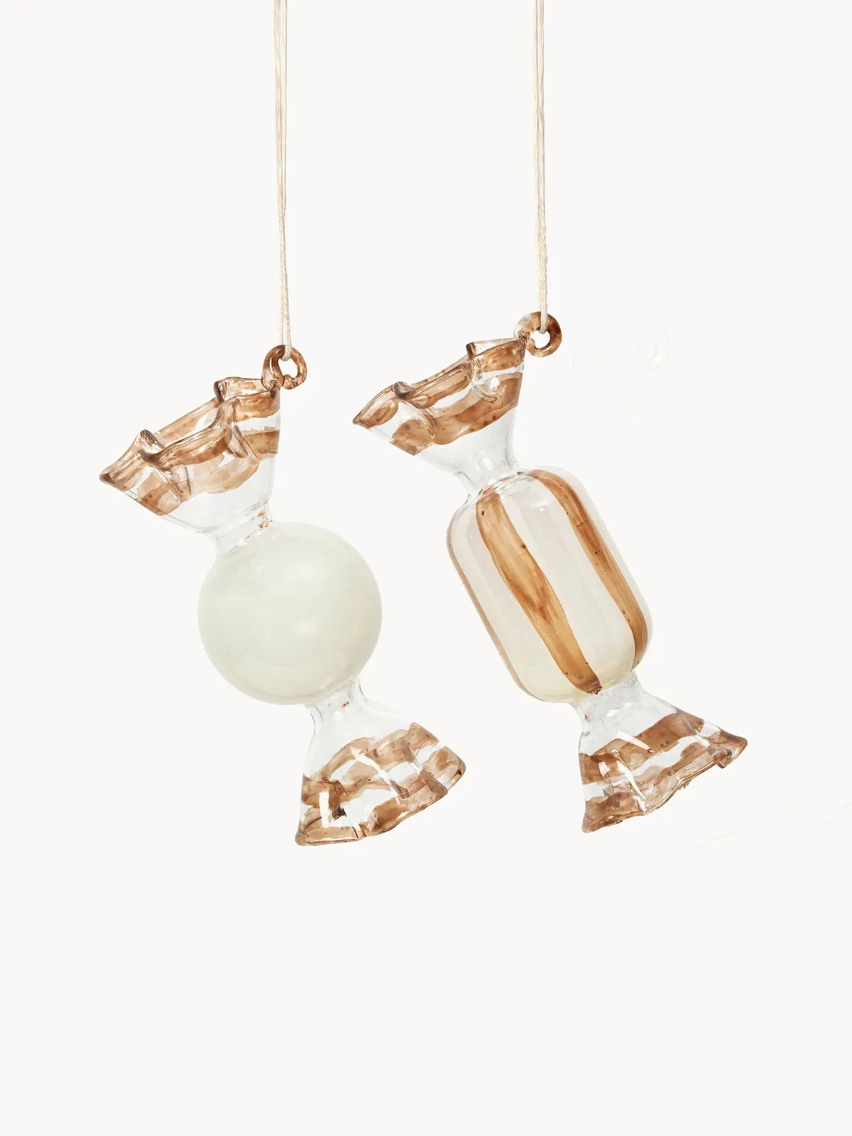 Weihnachtsbaumanhänger Candy, 2er-Set von Broste Copenhagen – Produktfoto