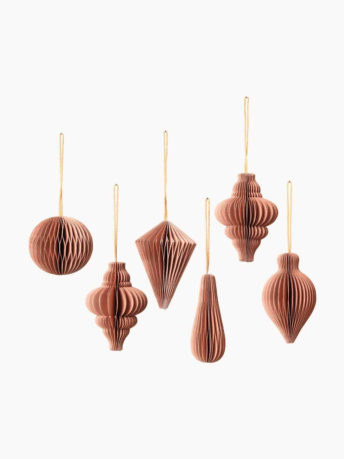 Kerstornamenten Mix, 6-delig van Broste Copenhagen – productfoto
