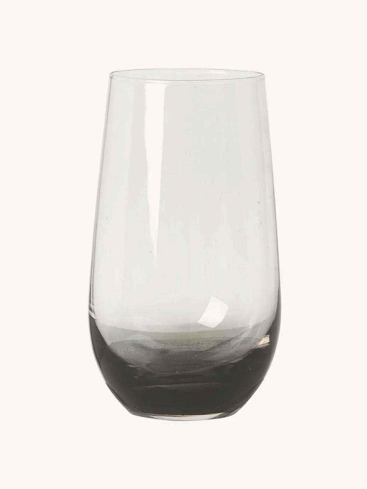 Mondgeblazen waterglas Smoke van Broste Copenhagen – productfoto