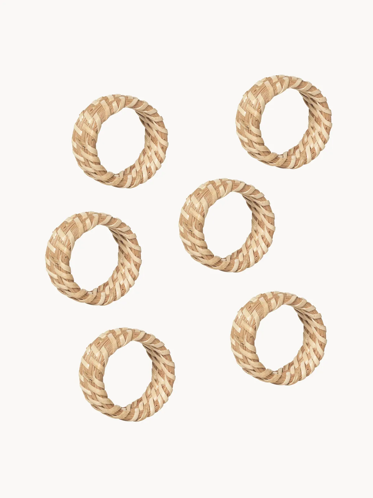 Ronds de serviette de table Gaia, 6 pièces de Broste Copenhagen – photo du produit