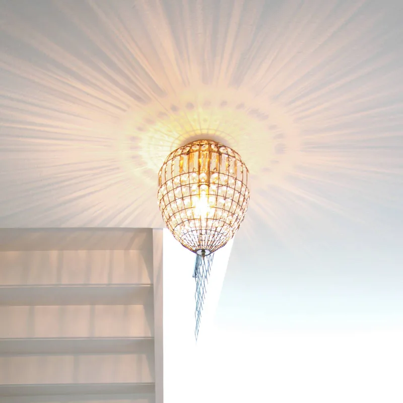 Amadeus plafondlamp, antiek, glas-decor från By Rydéns i Zwart-grijs antiek, Helder – produktbild 2 av 2