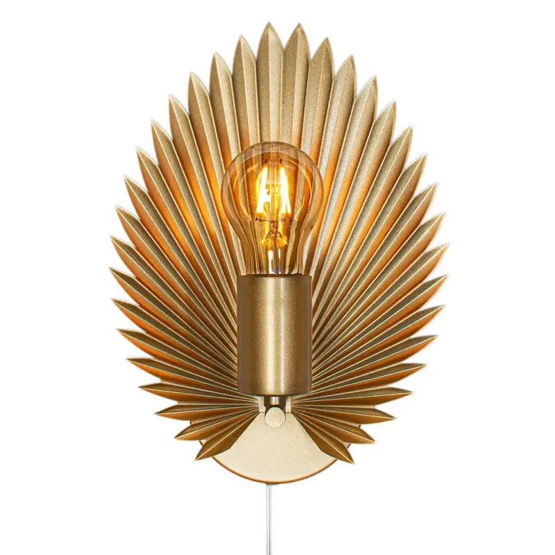 Aruba Wandleuchte H30cm Matt gold von By Rydéns – Produktfoto