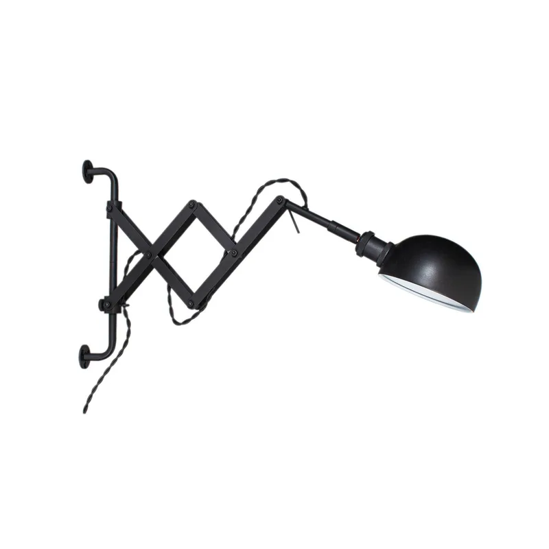 Aston schaarlamp met kabel by By Rydéns in Black – product photo