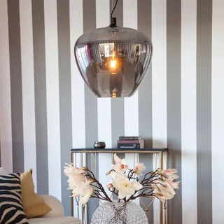 Bellissimo Grande hanglamp de By Rydéns en Rookgrijs – photo du produit 2 sur 2