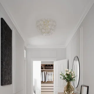 By Rydens plafondlamp Lorraine, Ø 52 cm, helder från By Rydéns i Mässing, Helder – produktbild 2 av 2