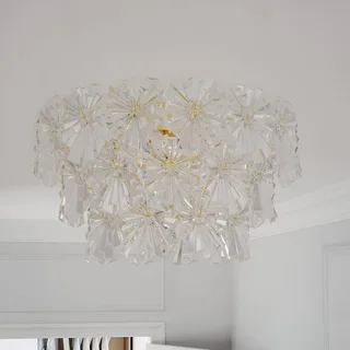 By Rydens plafondlamp Lorraine, Ø 52 cm, helder från By Rydéns i Mässing, Helder – produktbild 1 av 2