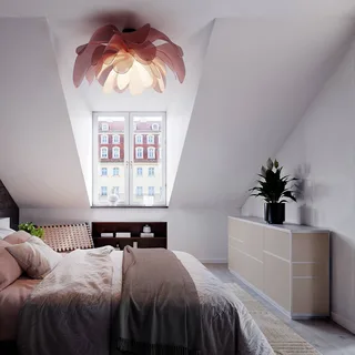 By Rydens plafondlamp Lou Lou, roze, Ø 80 cm, textiel by By Rydéns in Pink, Black – product photo 2 of 3