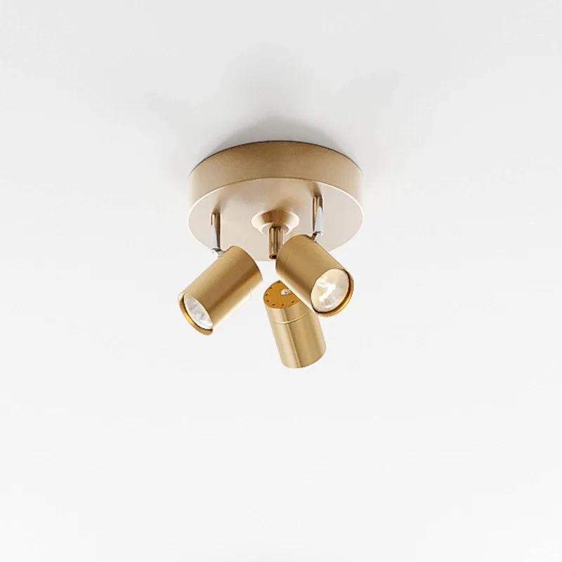 Correct plafondspot 3-lamps de By Rydéns en Mat goud – photo du produit