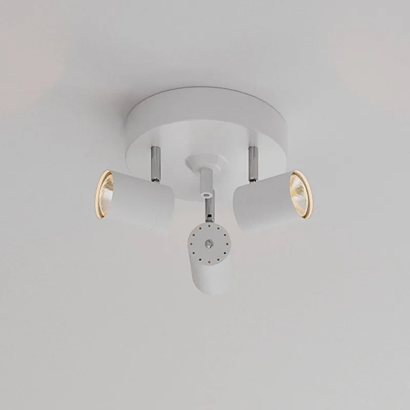 Correct plafondspot 3-lamps de By Rydéns en Mat wit – photo du produit