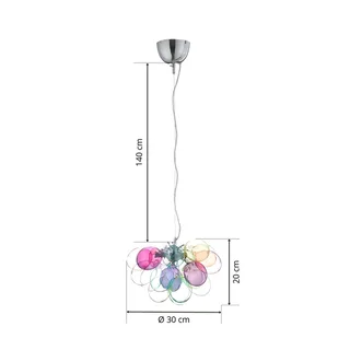 glazen hanglamp Gross, 30 cm de By Rydéns en Bont – photo du produit 5 sur 5