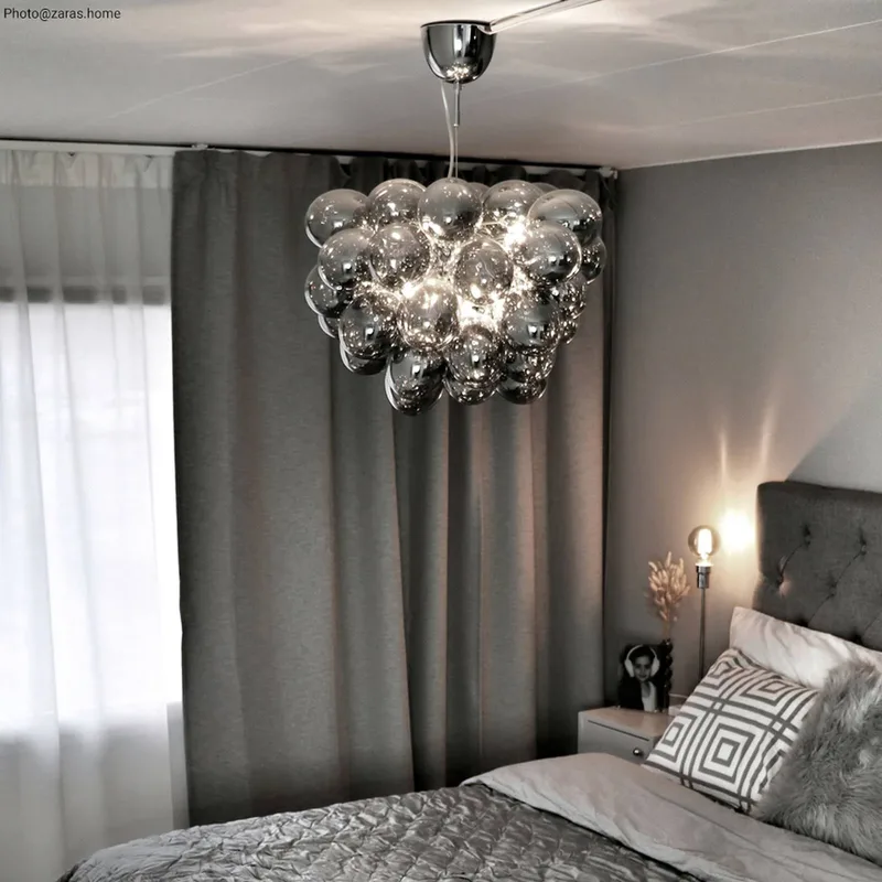 Gross glazen hanglamp, 50 cm von By Rydéns in Helder – Produktfoto