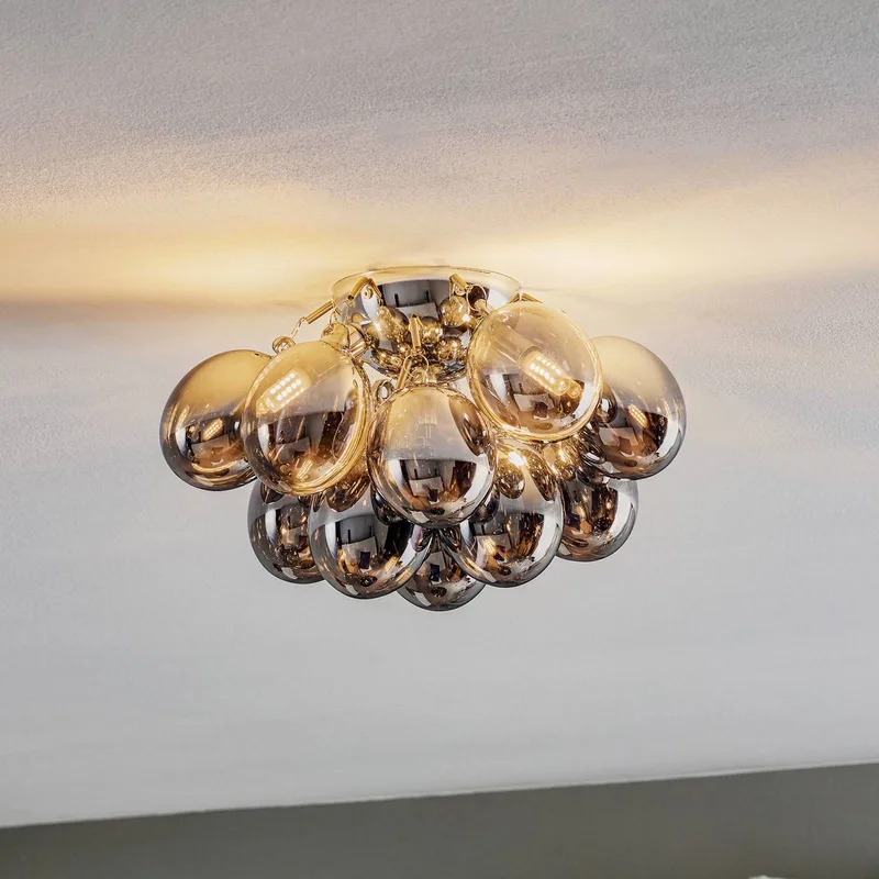 Gross plafondlamp, grijs, 30 cm van By Rydéns in Rookgrijs – productfoto