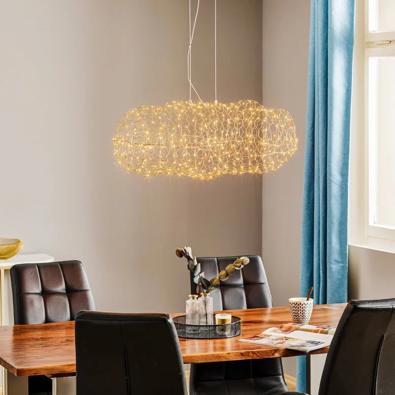 Hayden LED hanglamp, 76 cm by By Rydéns in Gold – product photo
