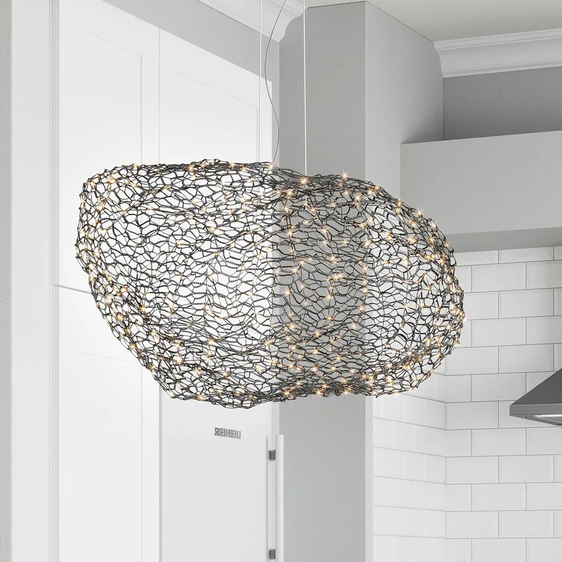 Hayden LED hanglamp zwart mat 76cm by By Rydéns in Mat zwart – product photo