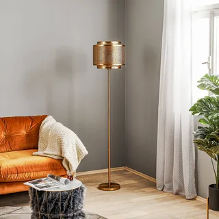 Hermine vloerlamp, messing de By Rydéns en Mat messing – photo du produit 3 sur 5