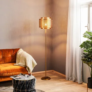Hermine vloerlamp, messing de By Rydéns en Mat messing – photo du produit 2 sur 5