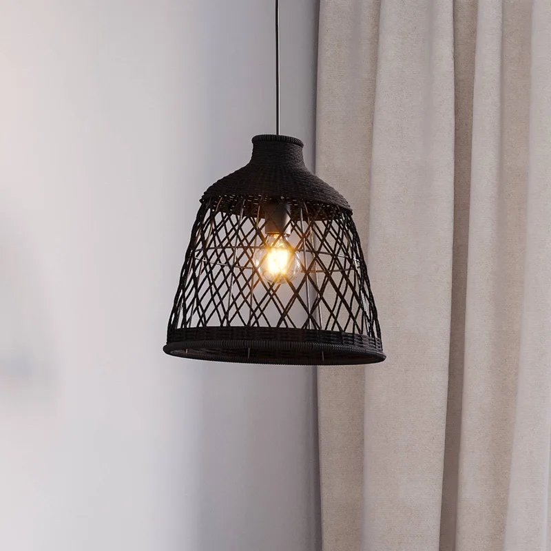 Lucena hanglamp von By Rydéns in Schwarz – Produktfoto