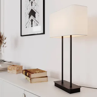 Luton tafellamp, wit/zwart, 56cm by By Rydéns in White, Black – product photo 3 of 3